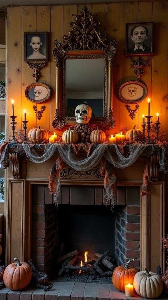 vintage halloween decor details