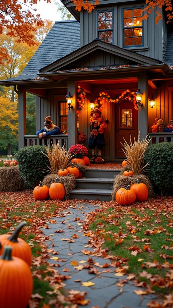 whimsical autumn leaf markers