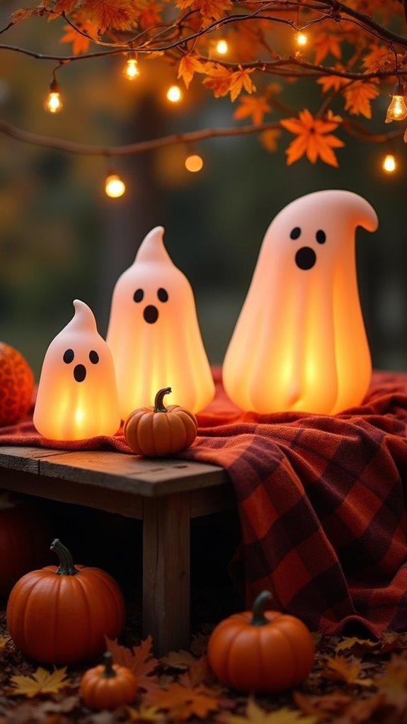 whimsical ghost lantern decorations
