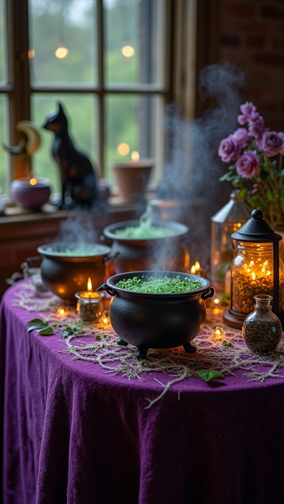 whimsical halloween brew station