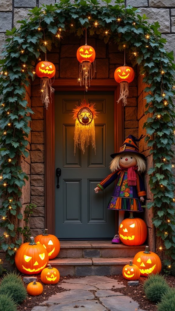 whimsical magical halloween atmosphere