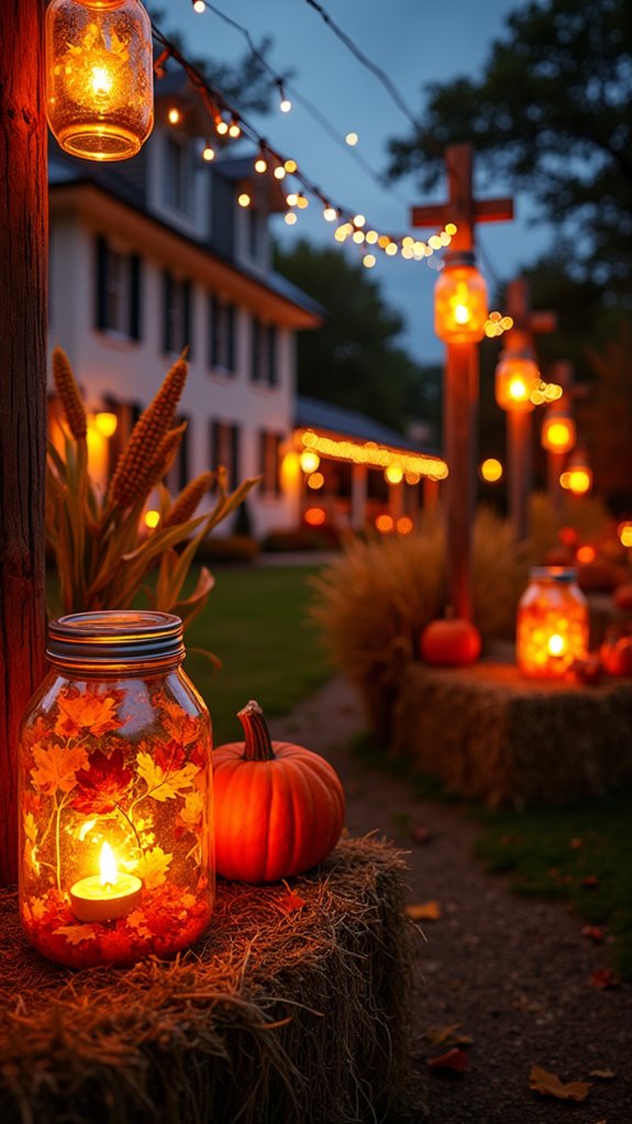 whimsical mason jar lanterns