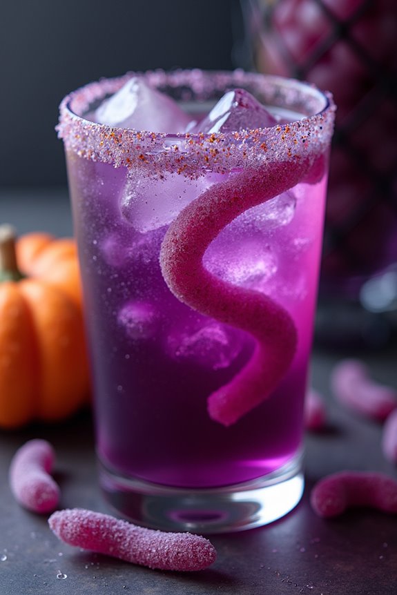 whimsical nonalcoholic halloween drink