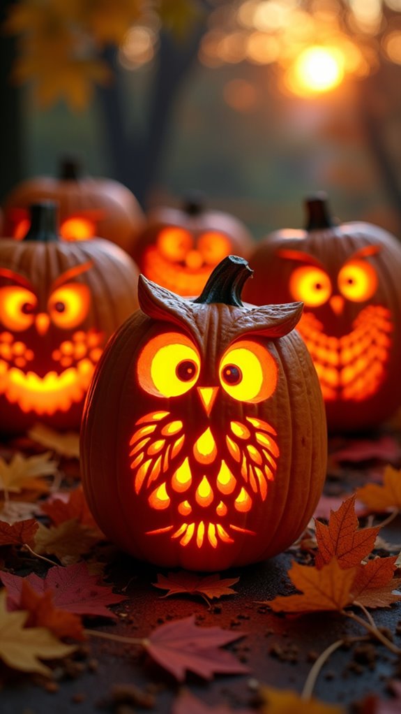 whimsical playful owl design