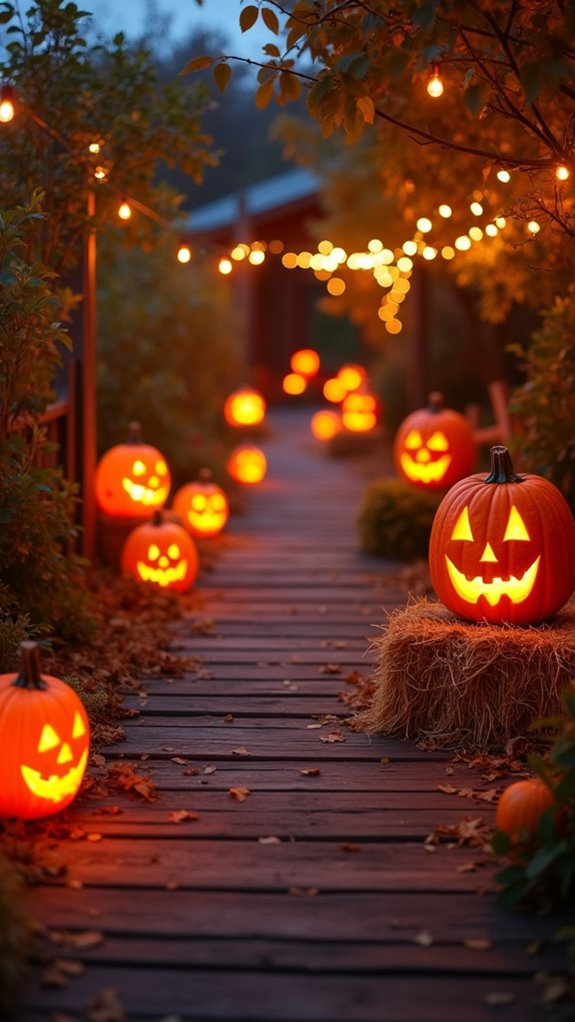 whimsical pumpkin lantern ambiance