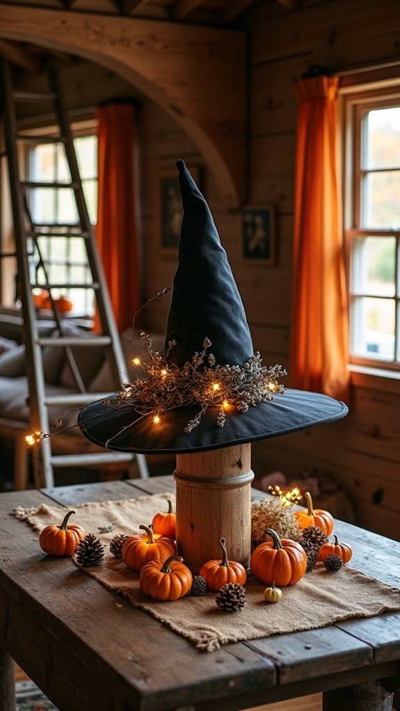 whimsical rustic halloween decor