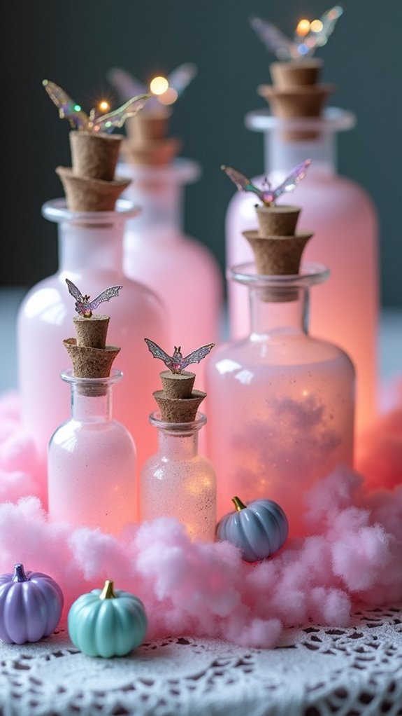 whimsical sugar plum bottles