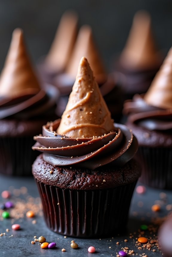 witch hat cupcake delight