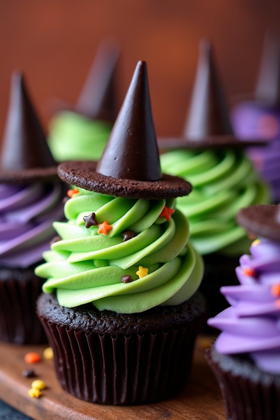 witch hat cupcakes recipe