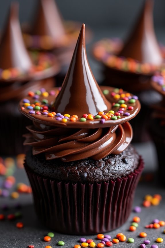 witch hat cupcakes recipe