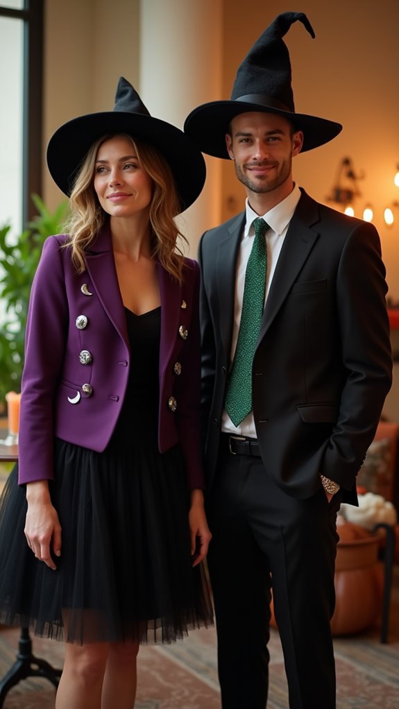 witchy professional chic ensemble