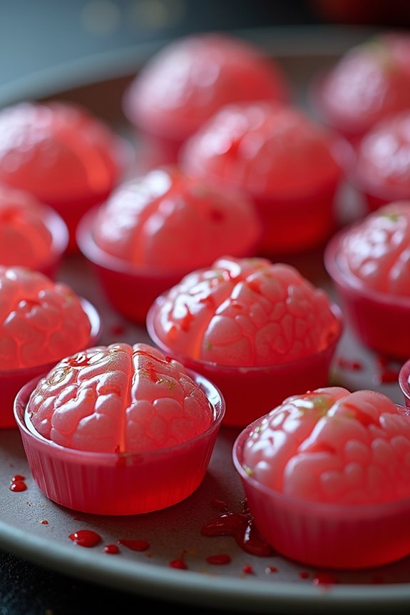 zombie brain jello shots