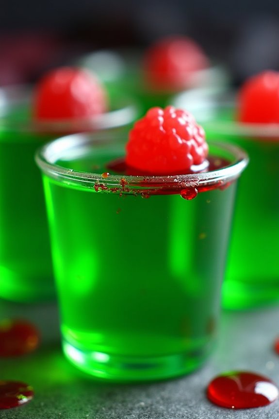 zombie themed jello shots recipe