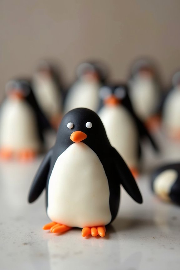 adorable penguin macarons recipe