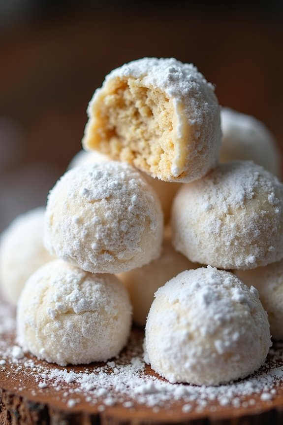 almond snowball cookies recipe