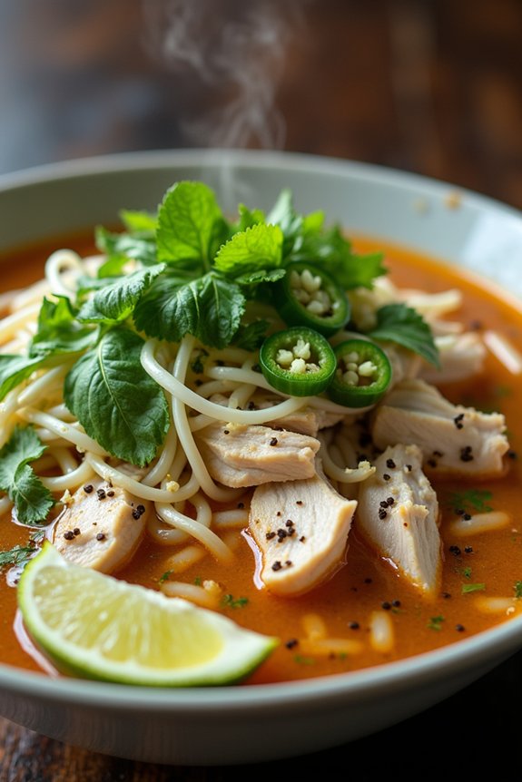 aromatic chicken pho recipe
