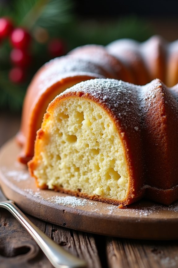 aromatic holiday bundt cake