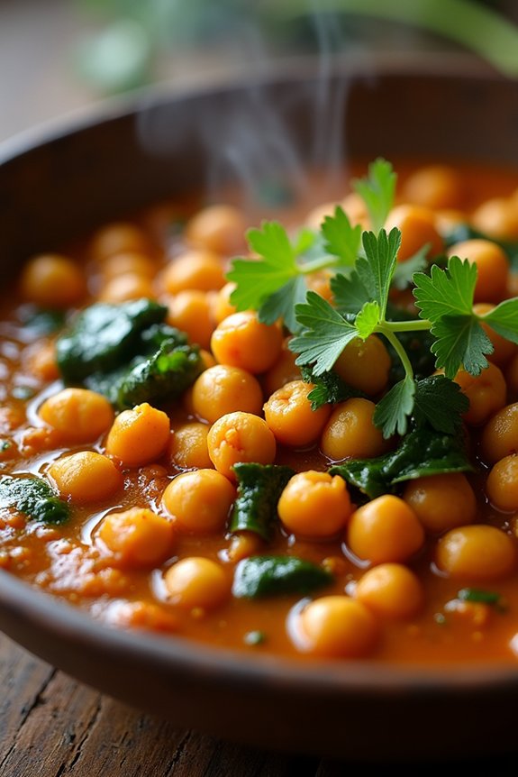 aromatic indian chickpea stew