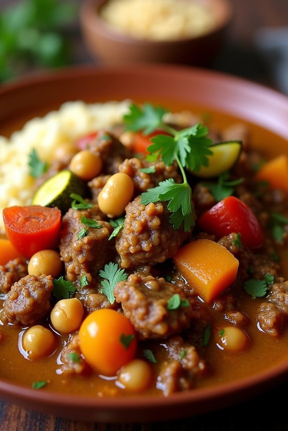 aromatic moroccan beef stew