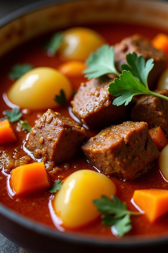aromatic moroccan beef stew