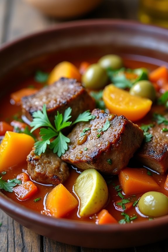 aromatic moroccan lamb stew