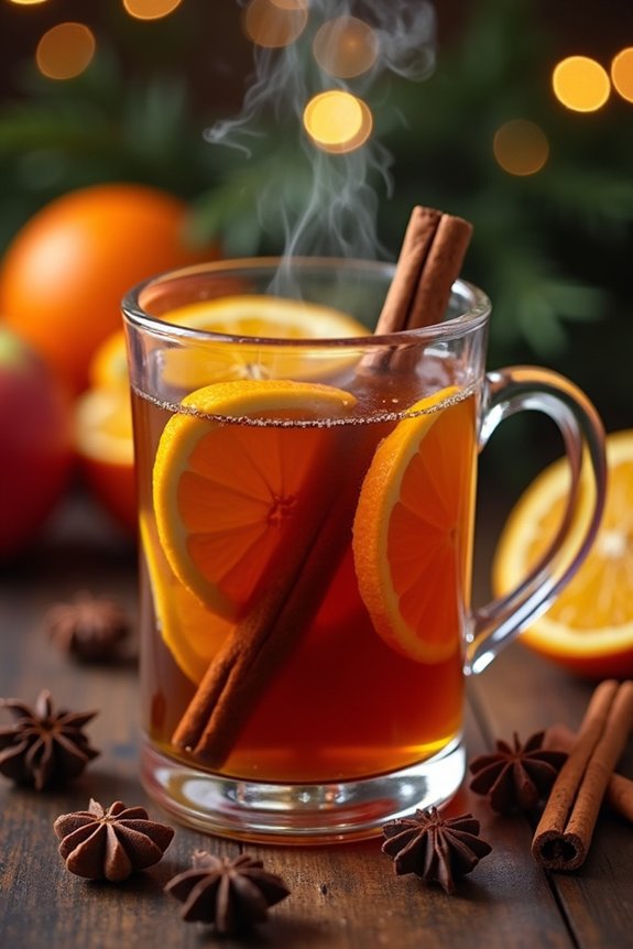 aromatic spiced orange wassail