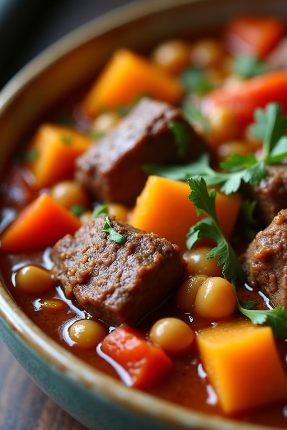 aromatic tender lamb stew