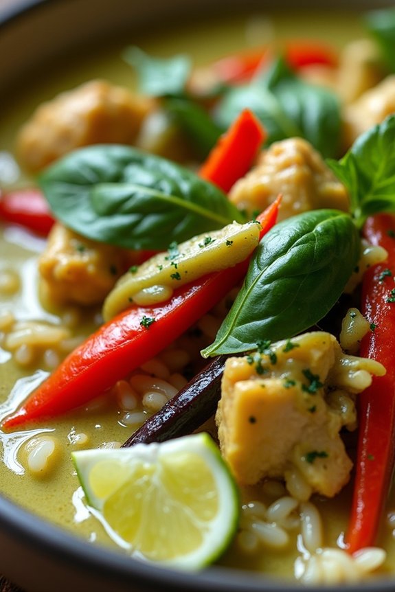aromatic thai green curry