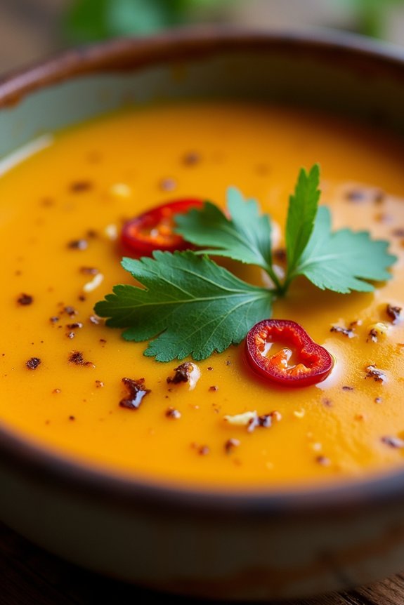 aromatic thai pumpkin soup