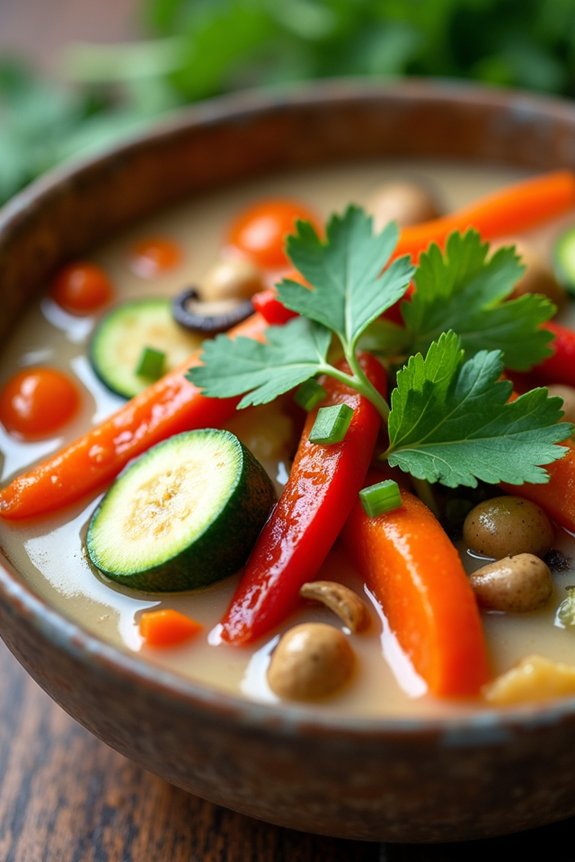 aromatic thai vegetable stew