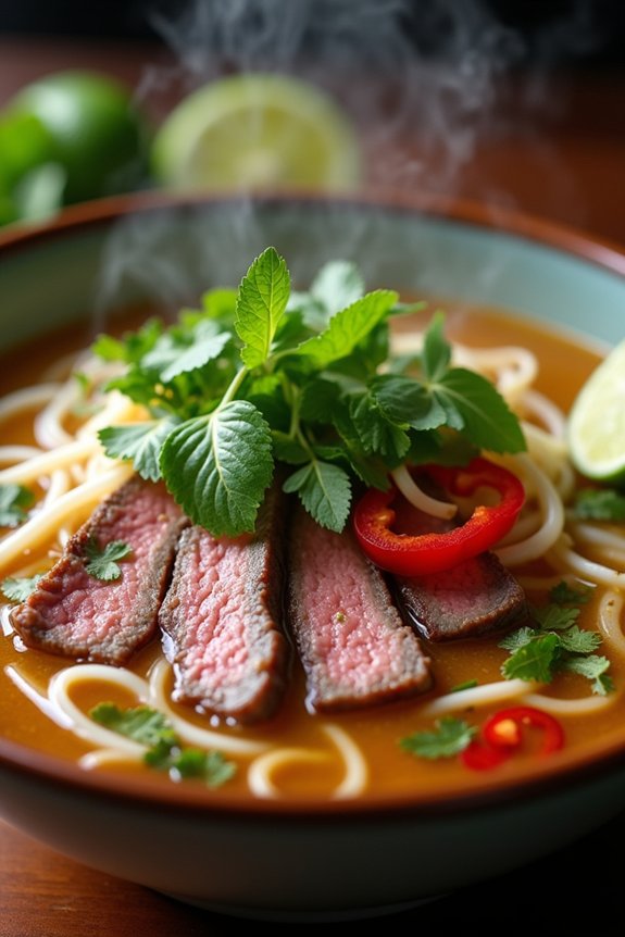 aromatic vietnamese noodle soup