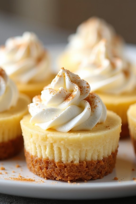 bite sized festive cheesecakes recipe