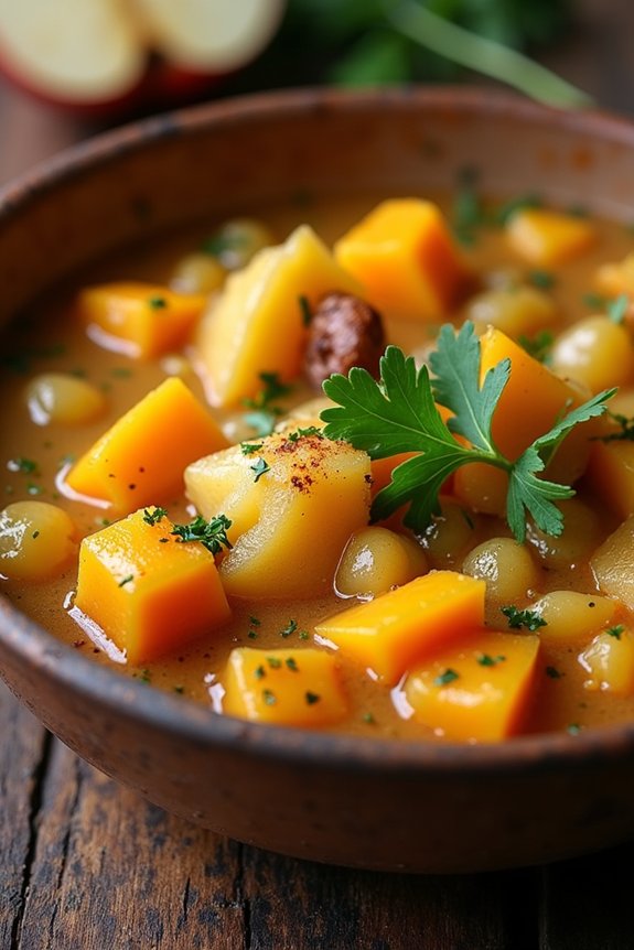 butternut squash apple stew