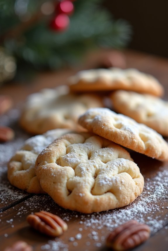 buttery nutty holiday cookies