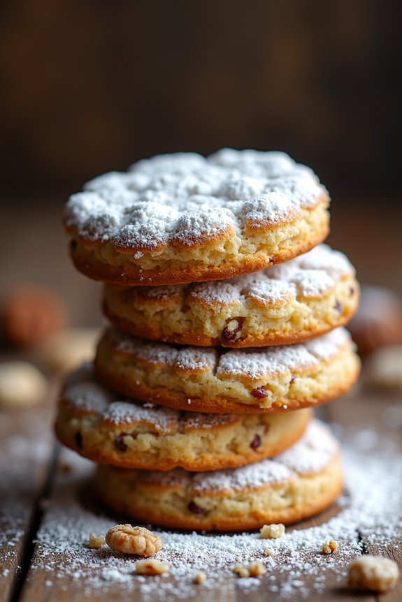 buttery nutty holiday cookies