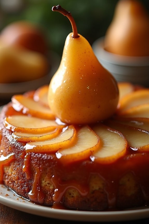 caramelized pear dessert delight