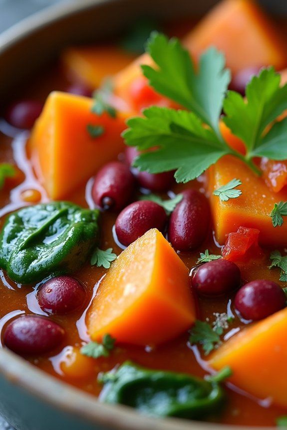 caribbean coconut bean stew
