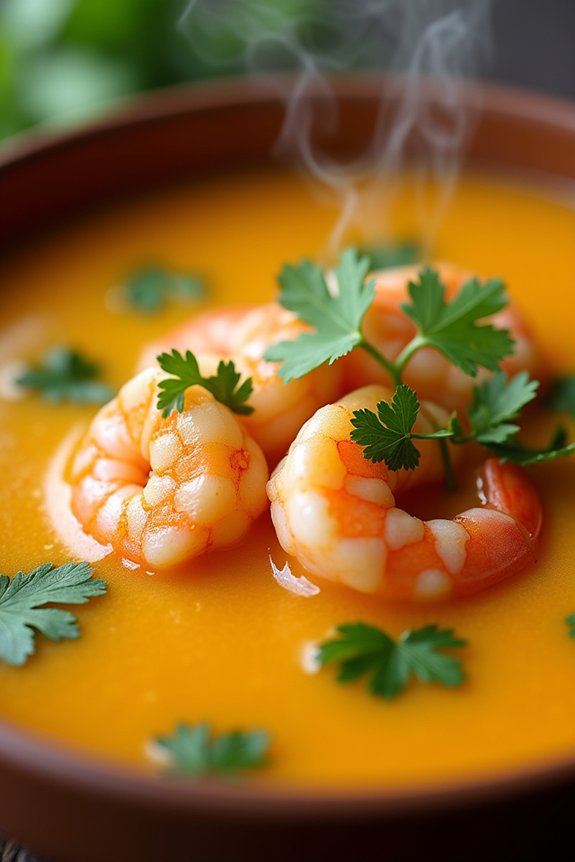 caribbean shrimp pumpkin soup