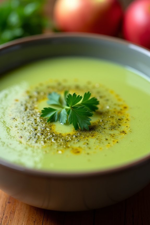celery and apple soup