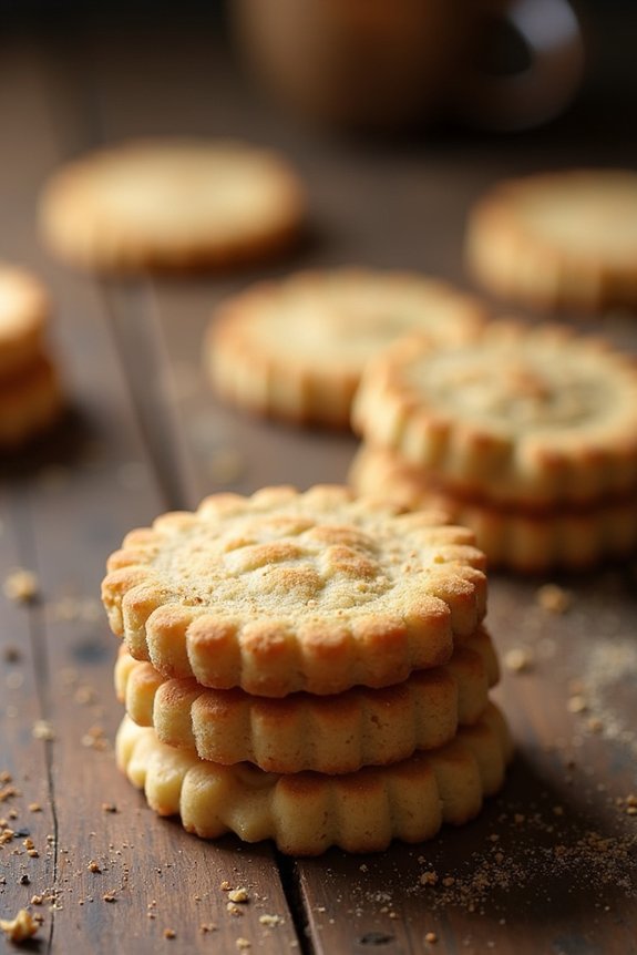chai spiced holiday shortbread cookies