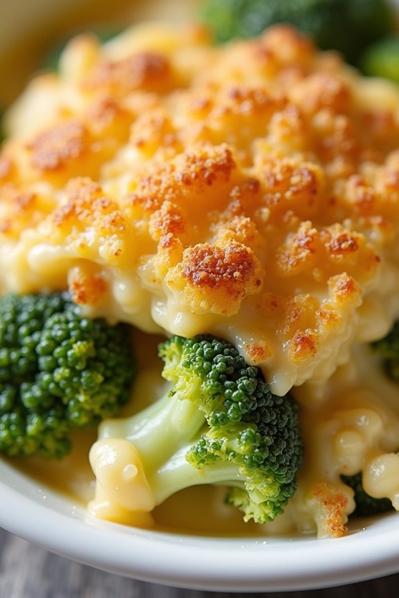 cheddar broccoli soup casserole