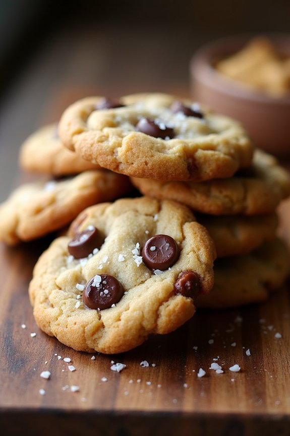 chewy caramel chocolate chip cookies