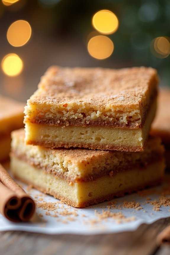 chewy cinnamon sugar bars