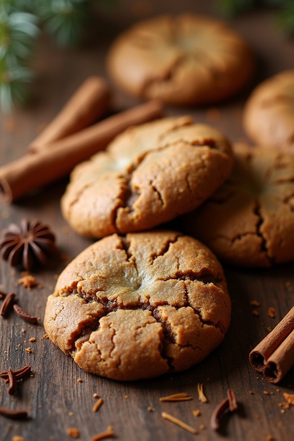 chewy spiced holiday cookies