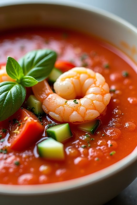 chilled shrimp tomato soup