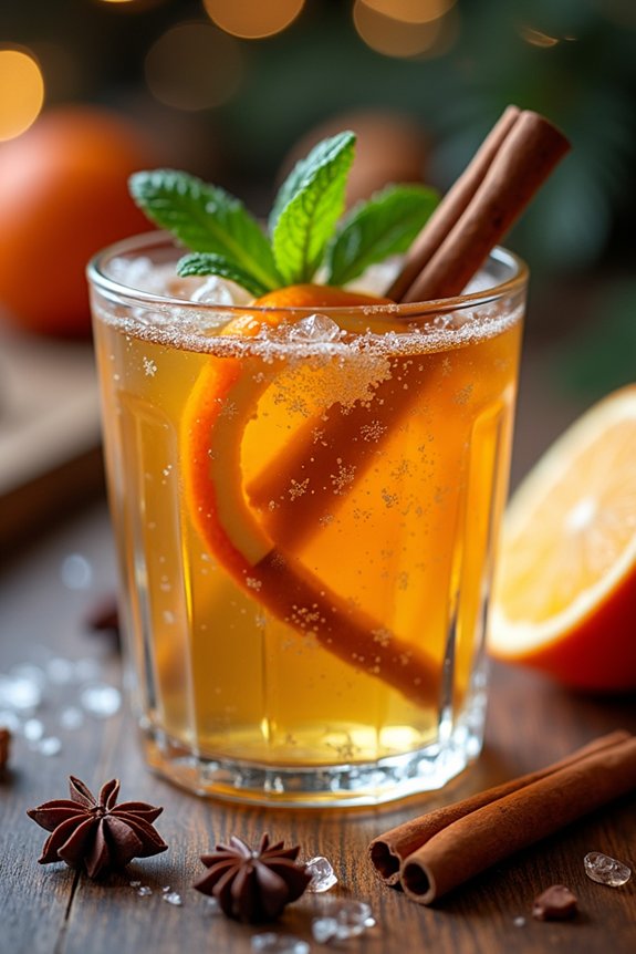 chilled white mulled wine