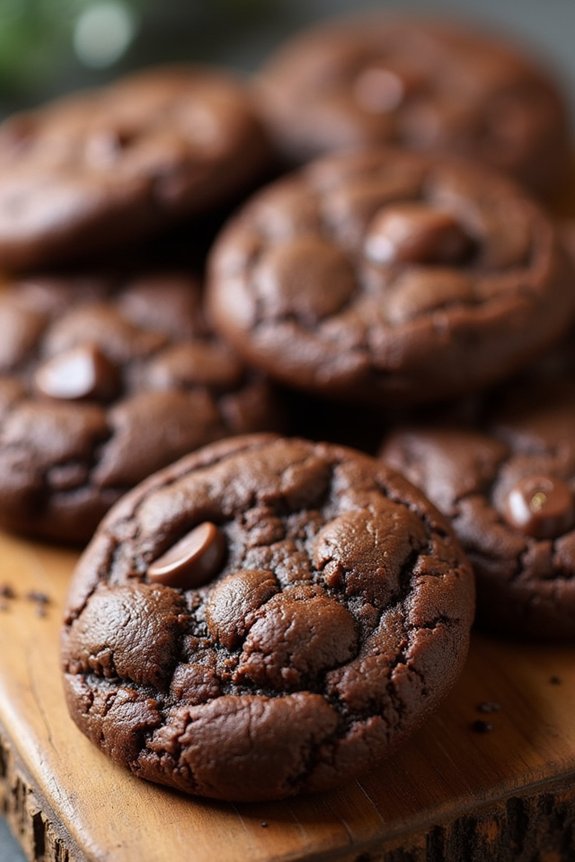 chocolate chai spice cookies