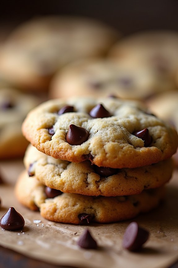 chocolate chip christmas cookies
