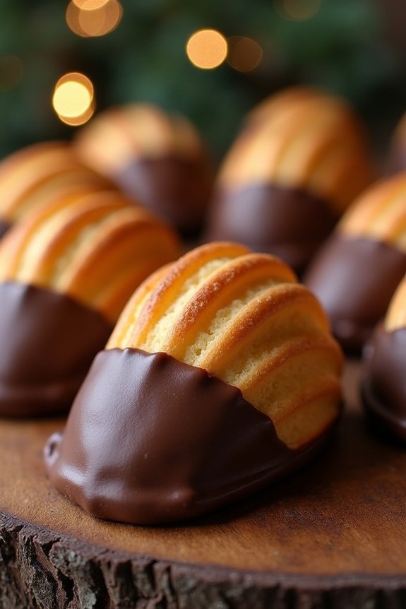 chocolate dipped festive indulgence