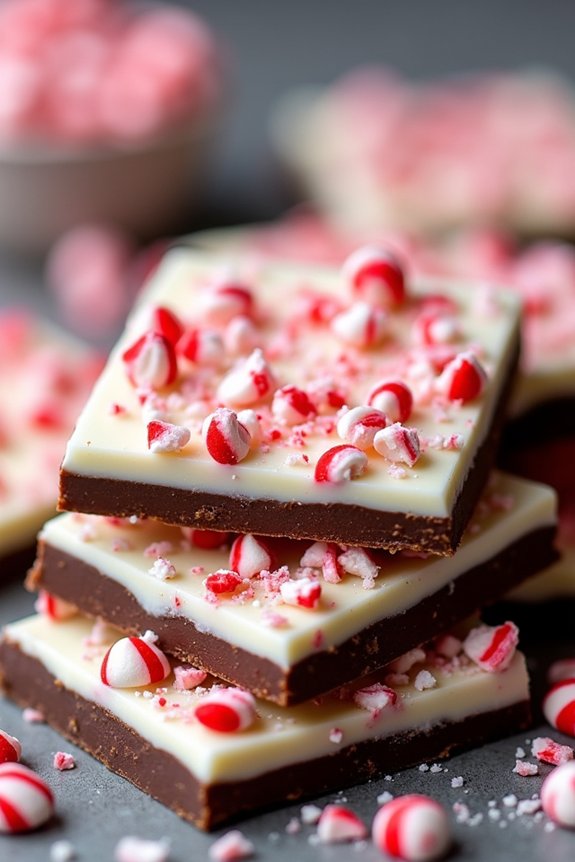 chocolate peppermint holiday treat